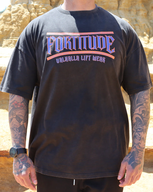 Fortitude Oversize Acid Wash T-Shirt - Limited Edition