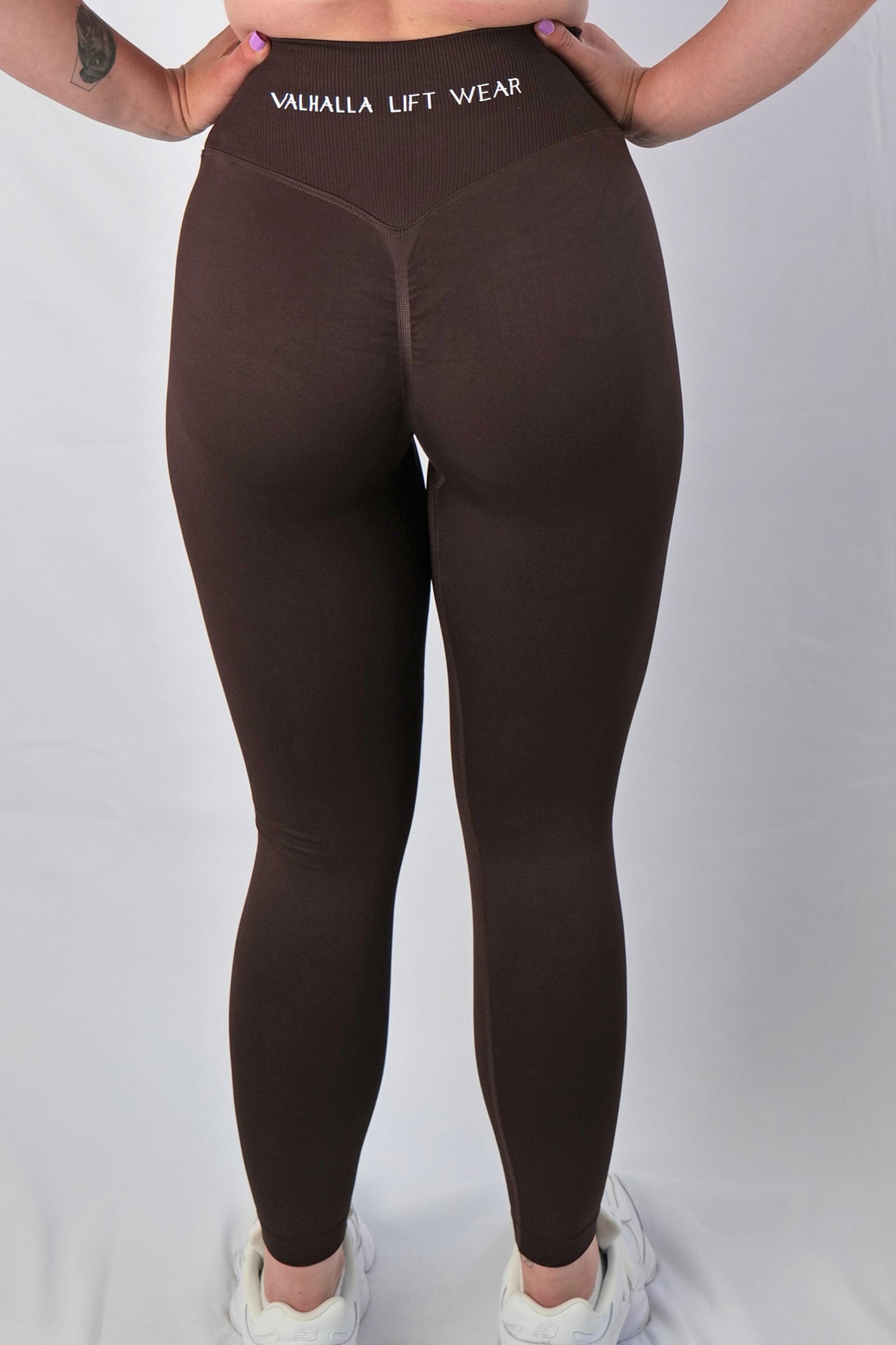 Brown Seamless Leggings