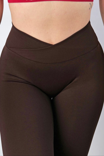 Brown Seamless Leggings