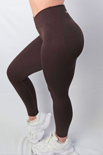 Brown Seamless Leggings