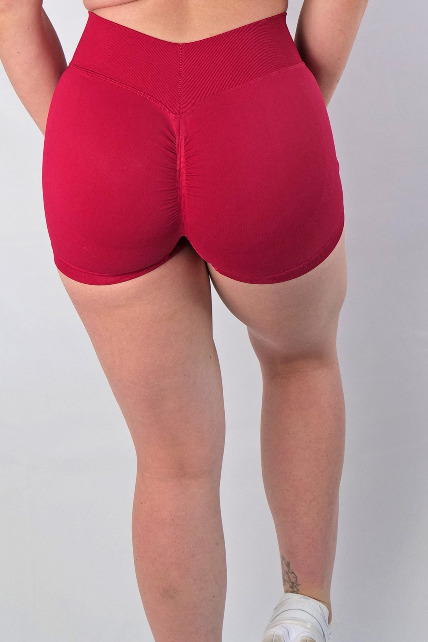 Raspberry Seamless Shorts