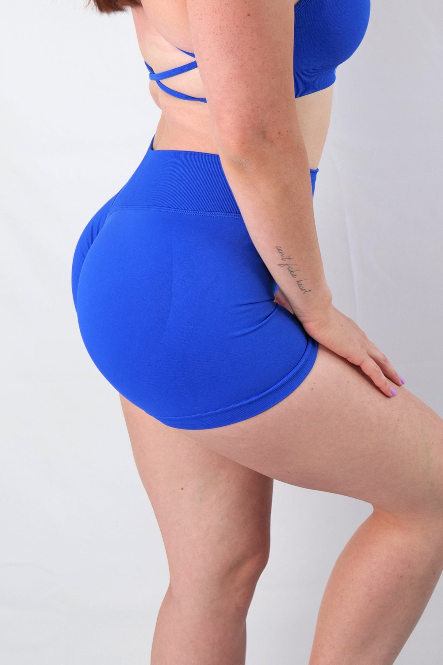 Electric Blue Seamless Shorts