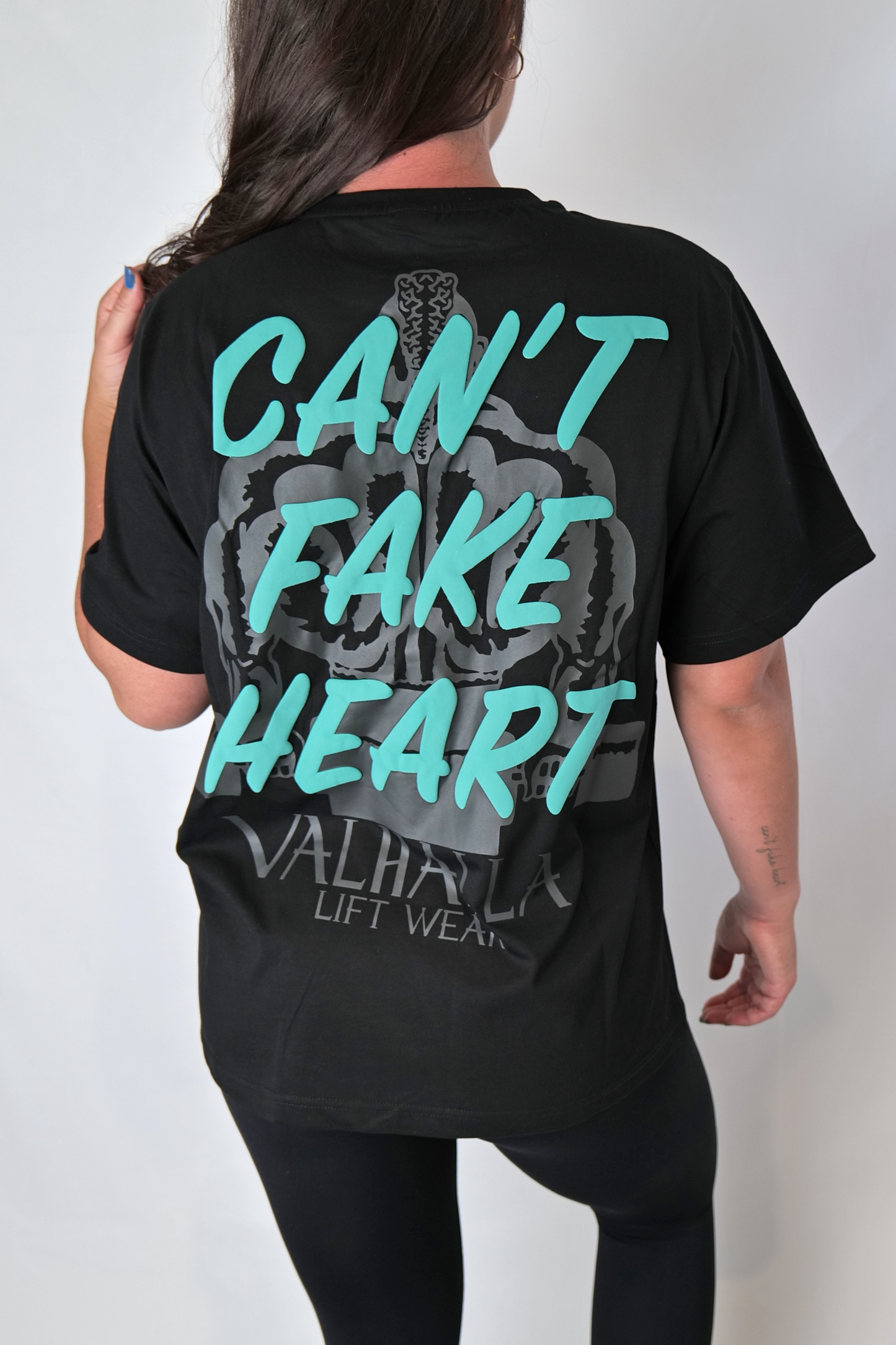 Puff Print Can't Fake Heart Unisex T-Shirt