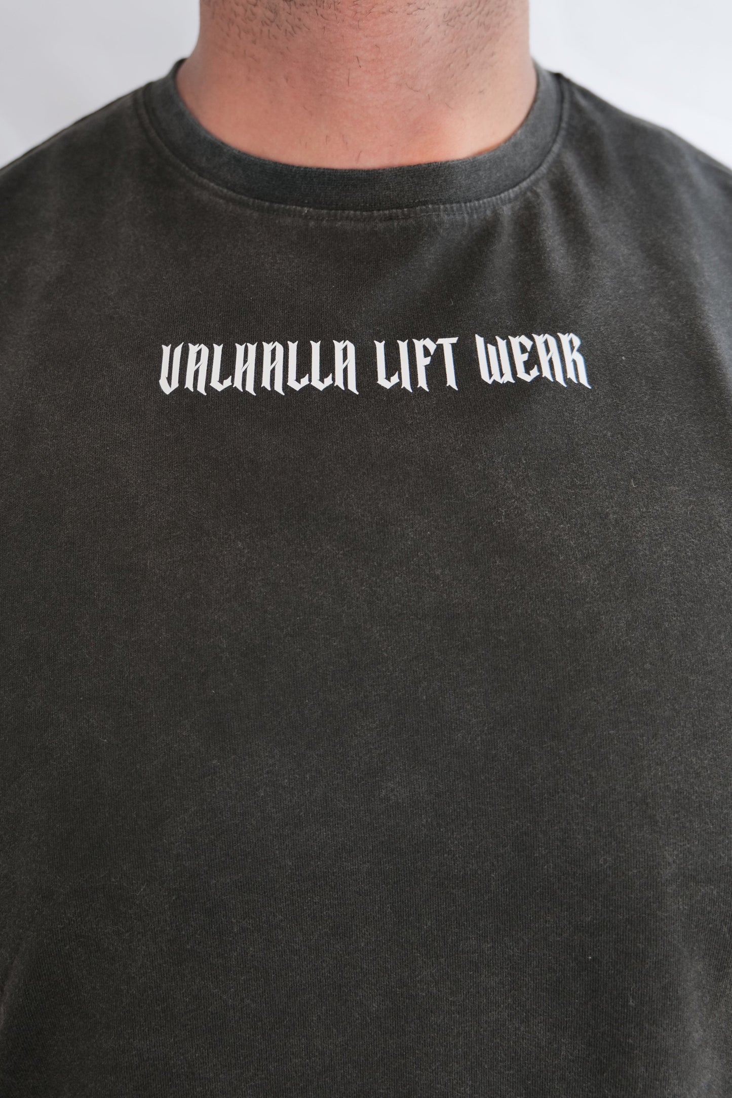 Black Oversize Acid Wash T-Shirt