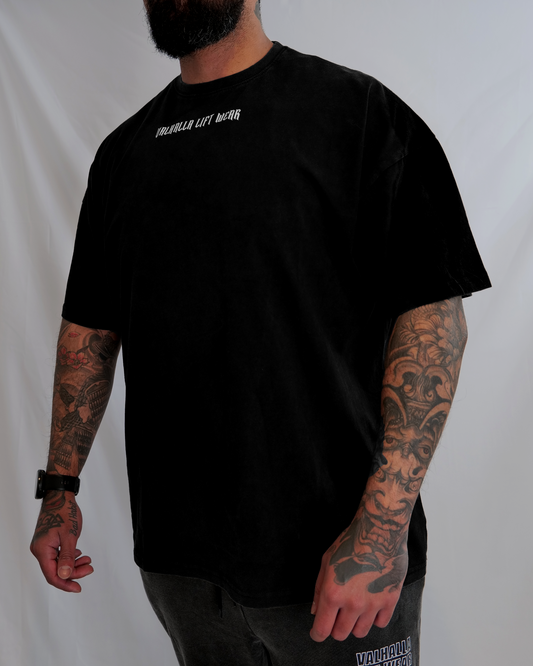 Black Logo Oversize T-Shirt