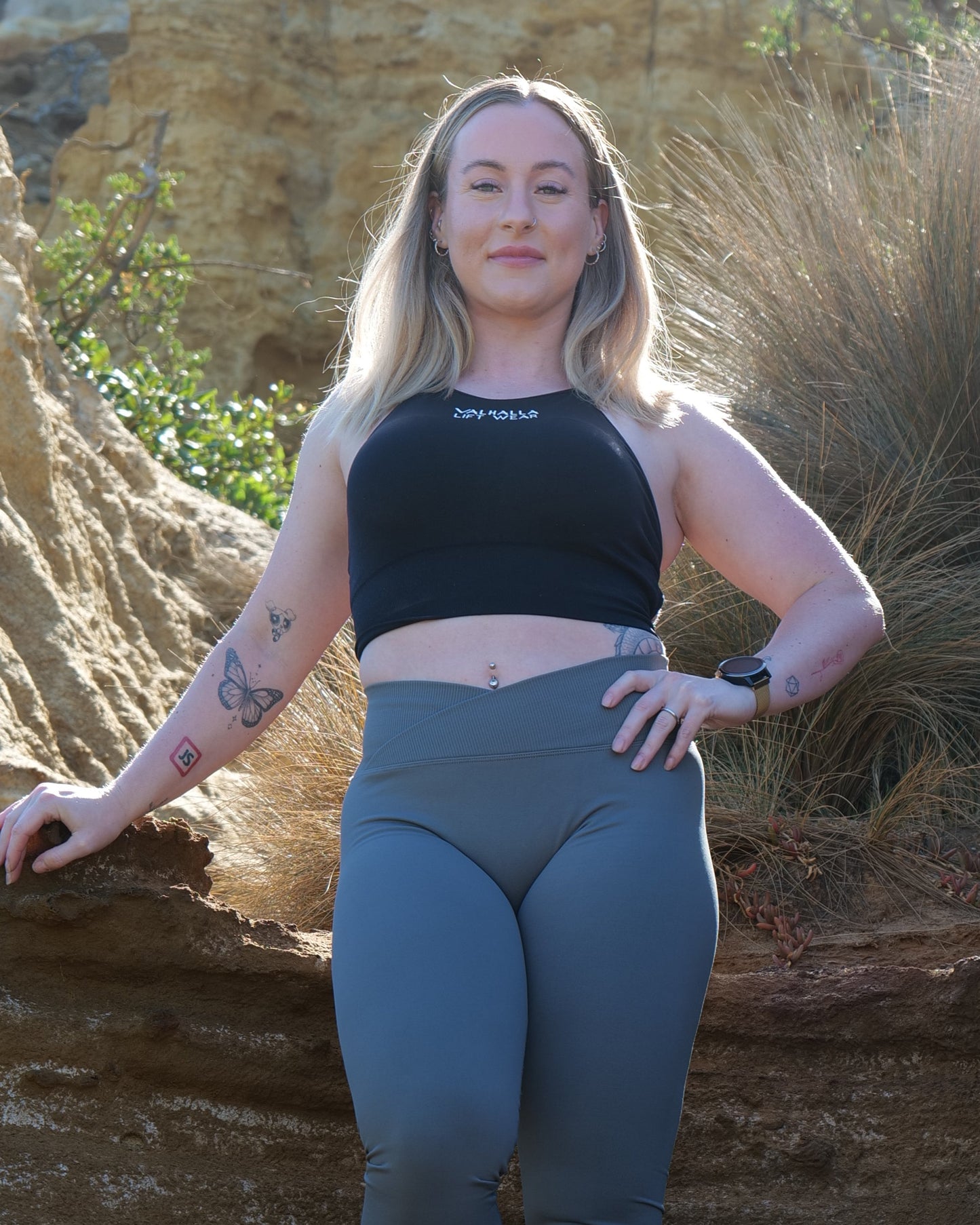 Black Longline Seamless Bra