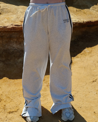 Grey Cloud Wide Leg Pants