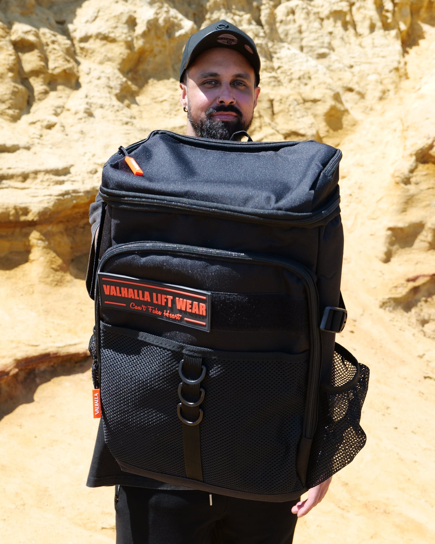 Black Insulated Backpack