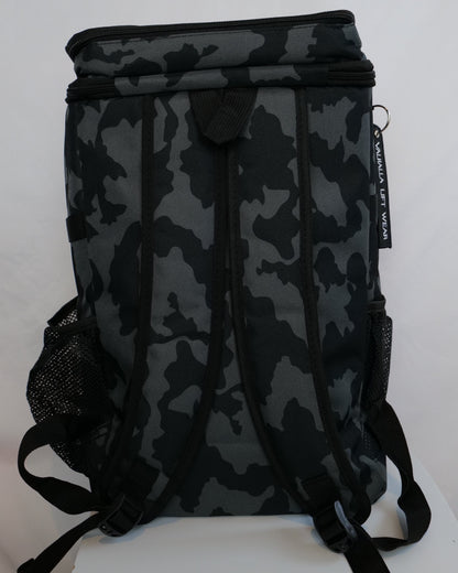 Grey Camo Insulated Backpack
