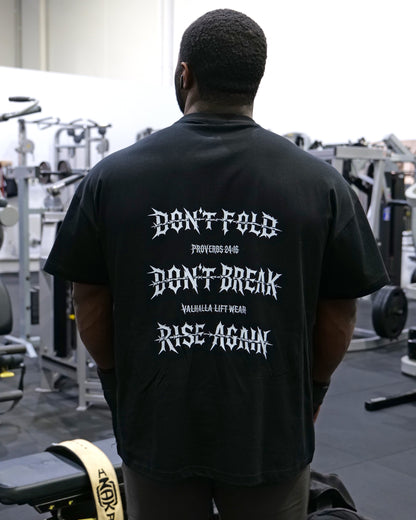 Rise Again Black Oversize T-Shirt