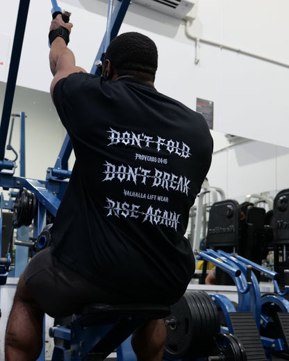Rise Again Black Oversize T-Shirt