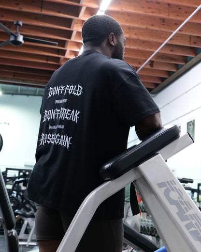 Rise Again Black Oversize T-Shirt