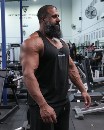 Black Y-Back Singlet