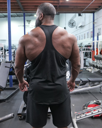 Black Y-Back Singlet