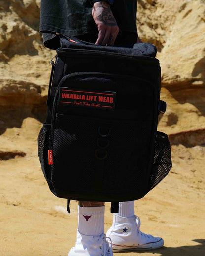 Black Meal Prep Insulated Backpack