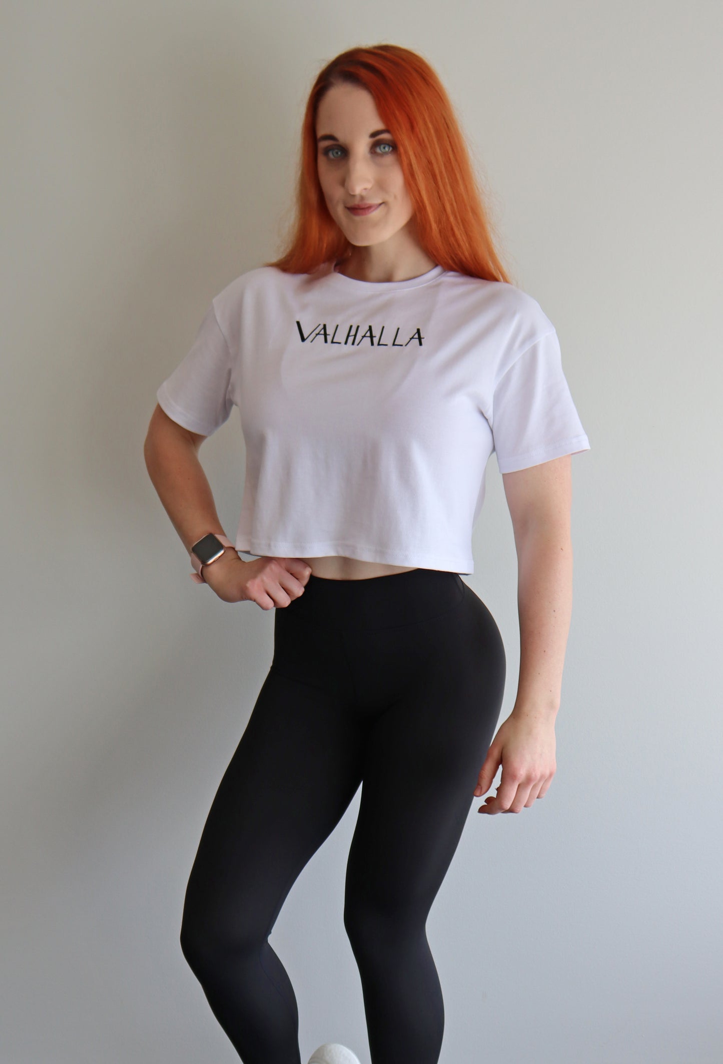 White Cropped T-Shirt