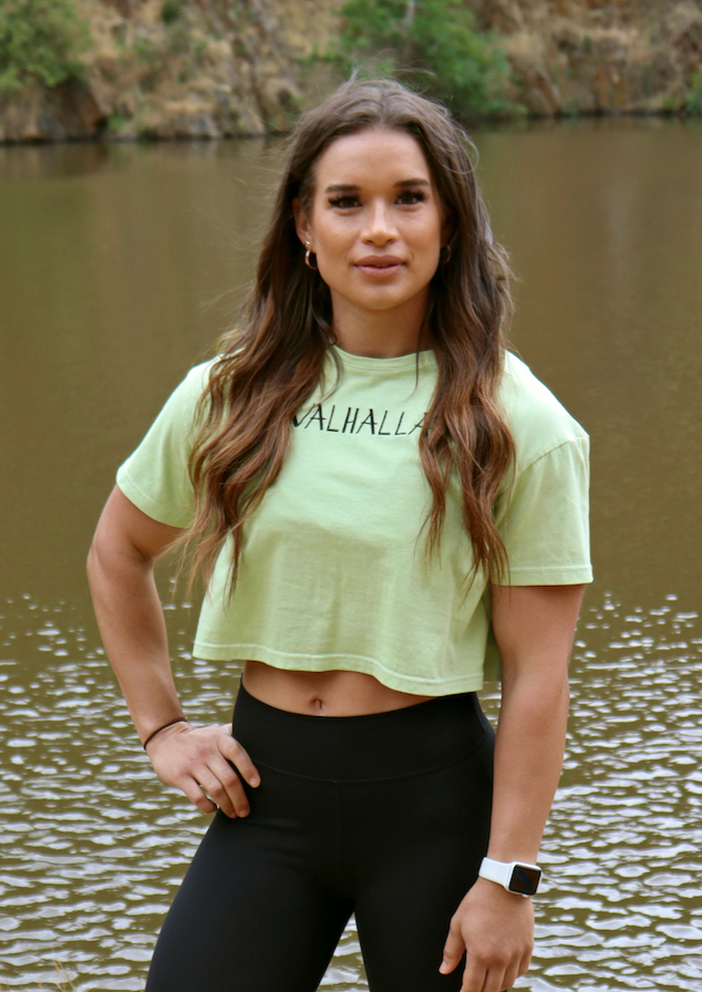 Pistachio Cropped T-shirt